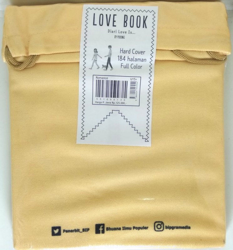 Cover Belakang Buku LOVE BOOK: Diari Love Is [Hard Cover]