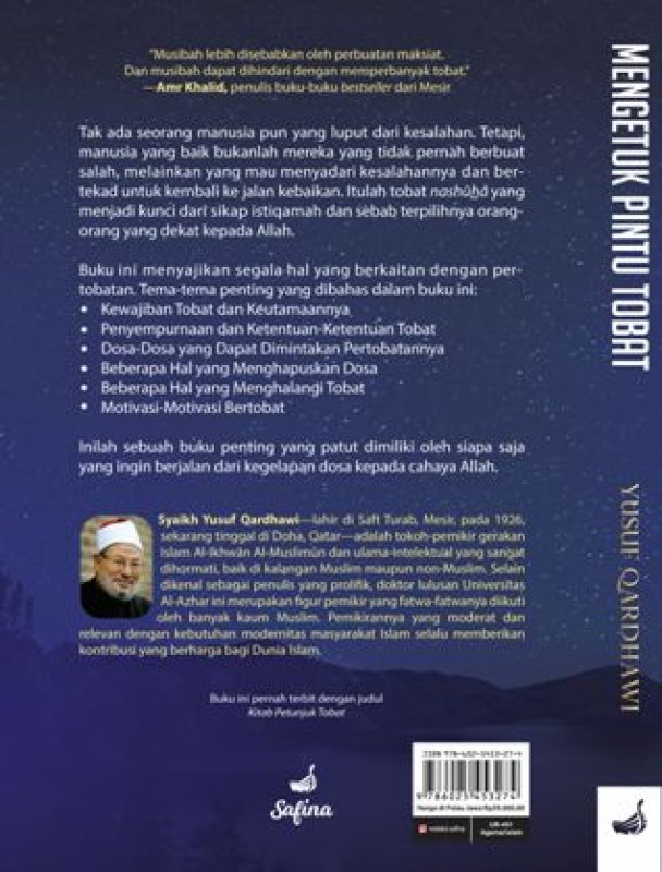 Cover Belakang Buku MENGETUK PINTU TOBAT: Dari Kegelapan Dosa Menuju Cahaya Allah