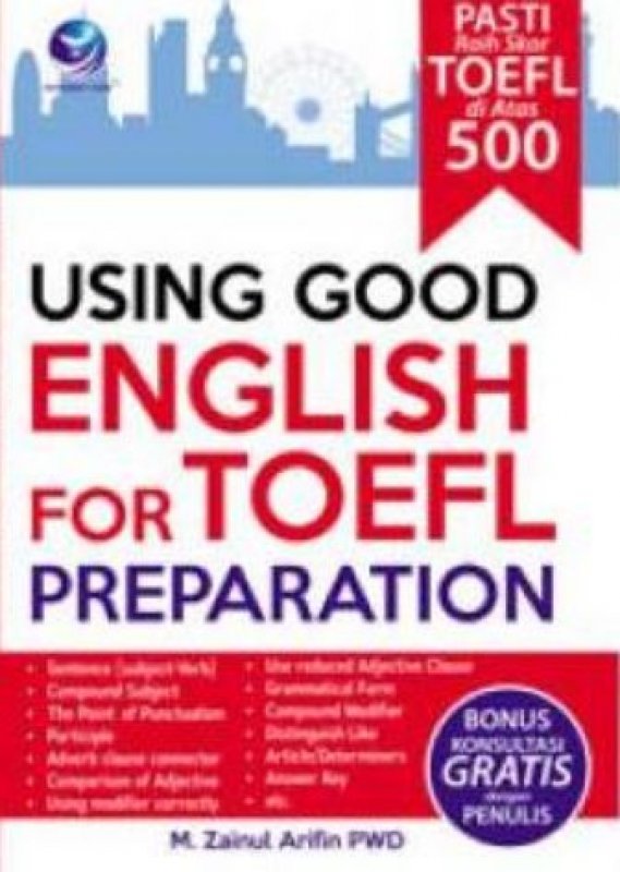 Cover Buku Using Good English For Toefl Preparation