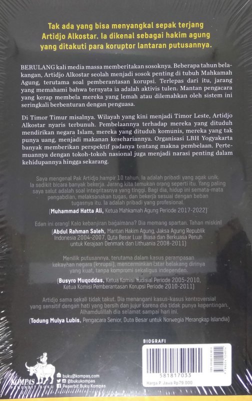 Cover Belakang Buku ALKOSTAR - Sebuah Biografi