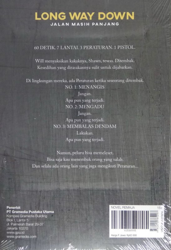 Cover Belakang Buku Jalan Masih Panjang - Long Way Down