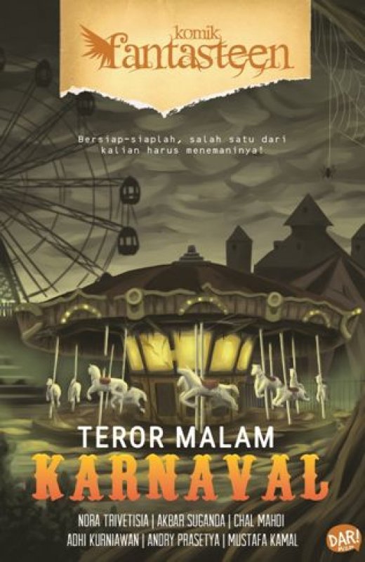 Cover Buku Komik Fantasteen: Teror Malam Karnaval