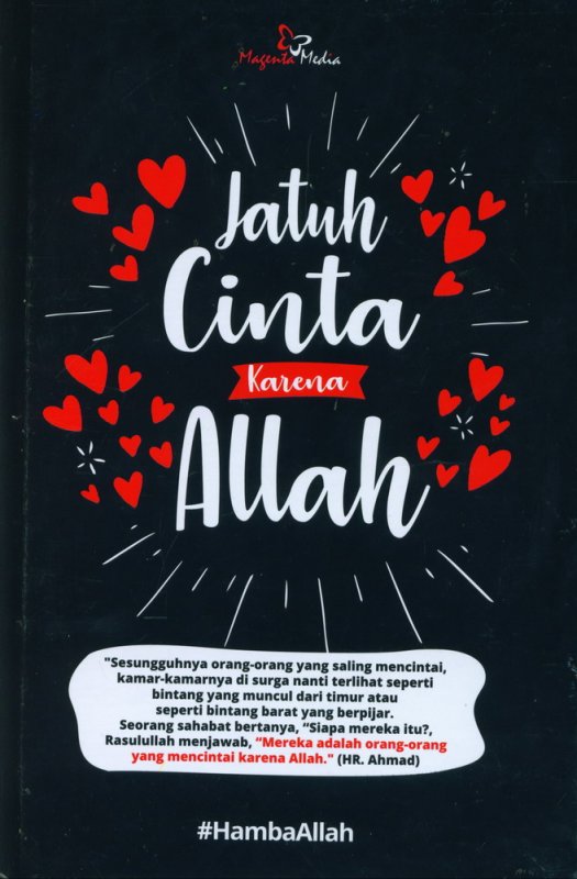 Cover Buku Jatuh Cinta Karena Allah (Hard Cover)
