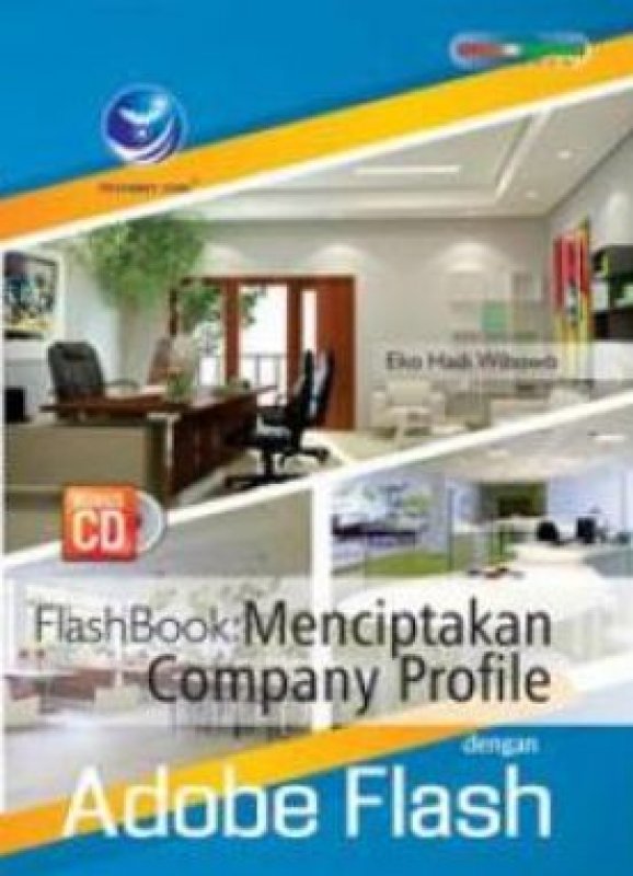 Cover Buku FlashBook: Menciptakan Company Profile Dengan Adobe Flash+CD