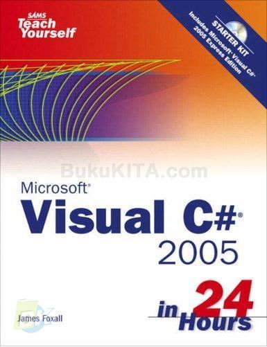 Cover Buku Sams Teach Yourself Microsoft Visual C# 2005 In 24 Hours