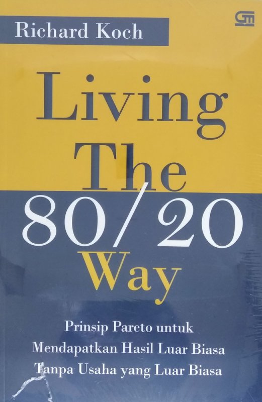 Cover Buku Living The 80/20 Way (edisi baru)
