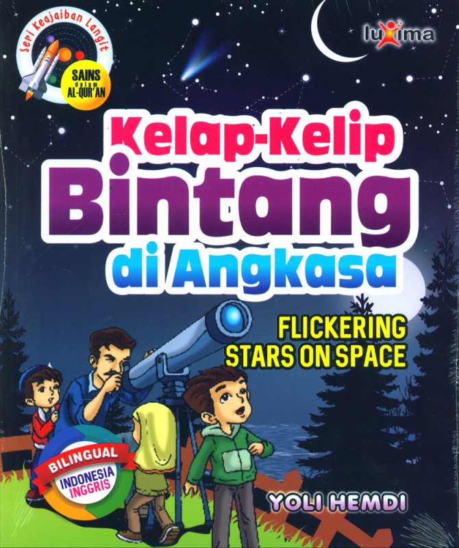Cover Buku Seri Keajaiban Langit: Kelap-Kelip Bintang di Angkasa (Bilingual)