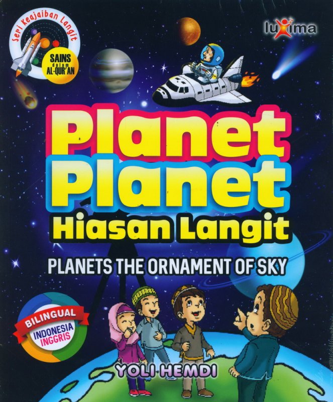Cover Buku Seri Keajaiaban Langit: Planet-Planet Hiasan Langit (Bilingual)