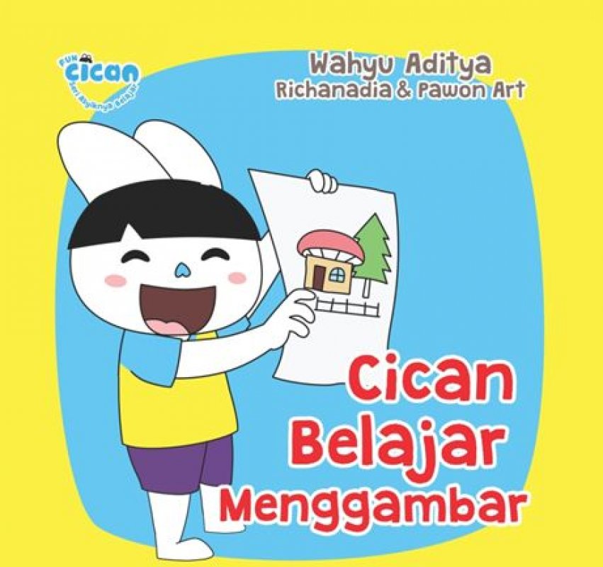 Cover Buku Seri Fun Cican: Cican Belajar Menggambar