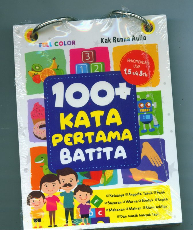 Cover Buku 100+ Kata Pertama Batita