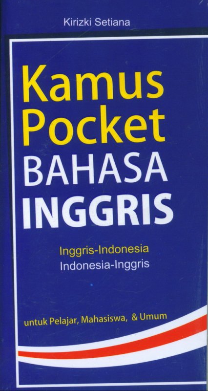Cover Buku Kamus Pocket Bahasa Inggris (2018)