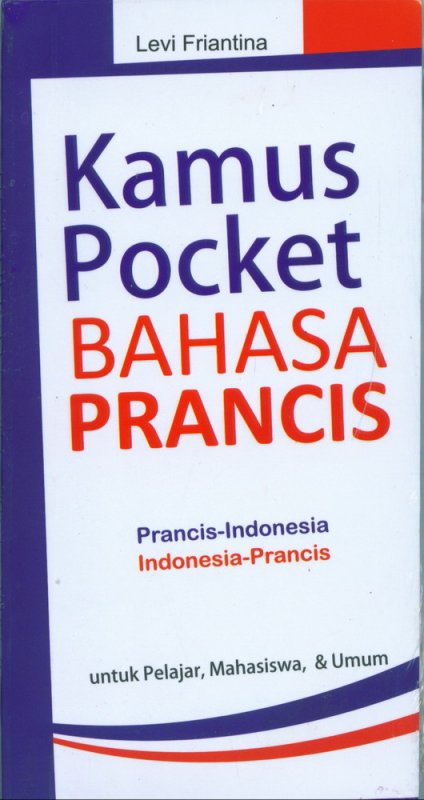 Cover Buku Kamus Pocket Bahasa Prancis (2018)