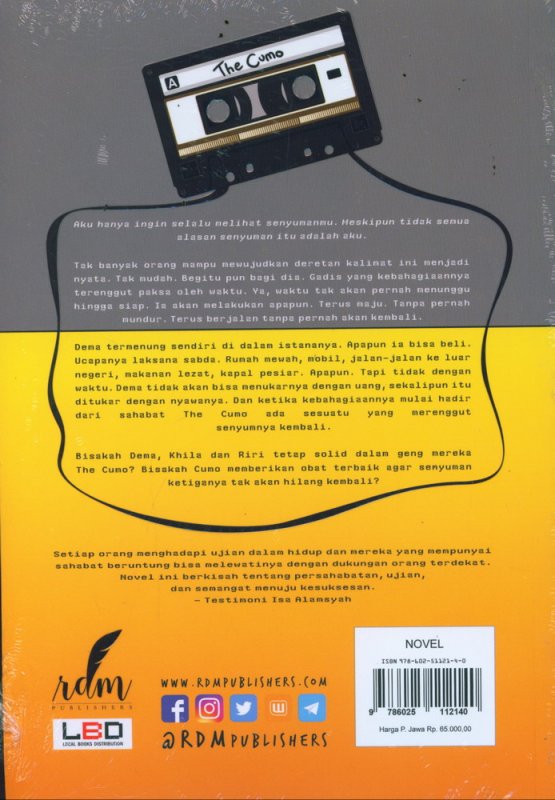 Cover Belakang Buku CUMO - Curhat Mobile