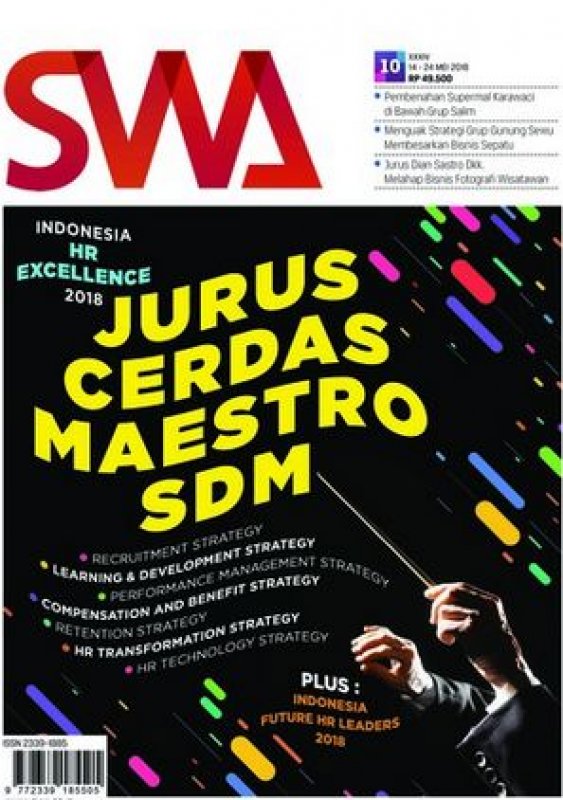 Cover Buku Majalah SWA Sembada No. 10 | 14 - 24 Mei 2018