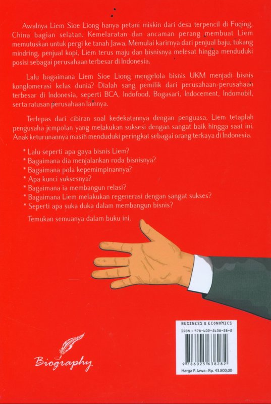 Cover Belakang Buku Liem Sioe Liong