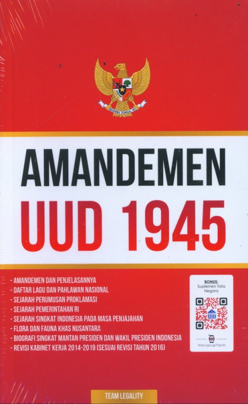 Cover Buku Amandemen UUD 1945 (AHI)