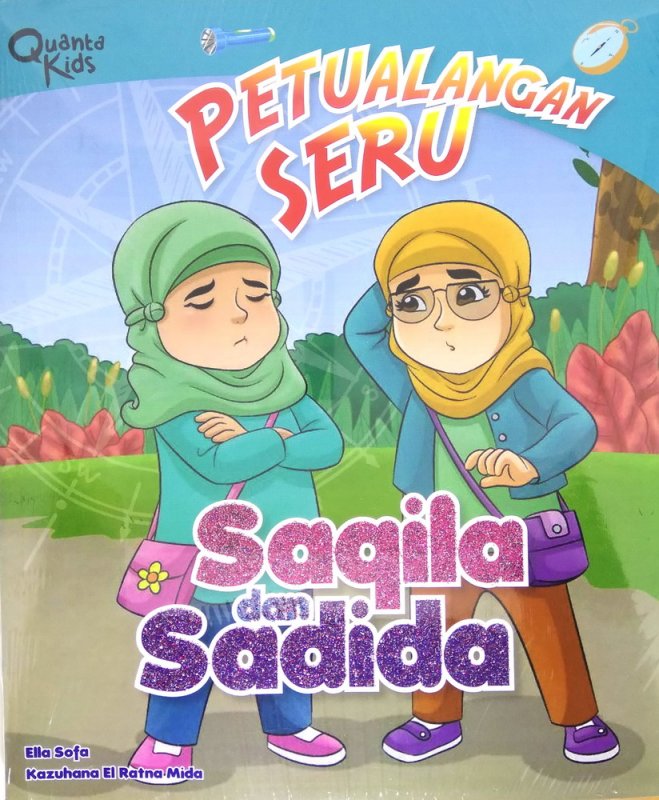 Cover Buku Petualangan Seru Saqila dan Sadida