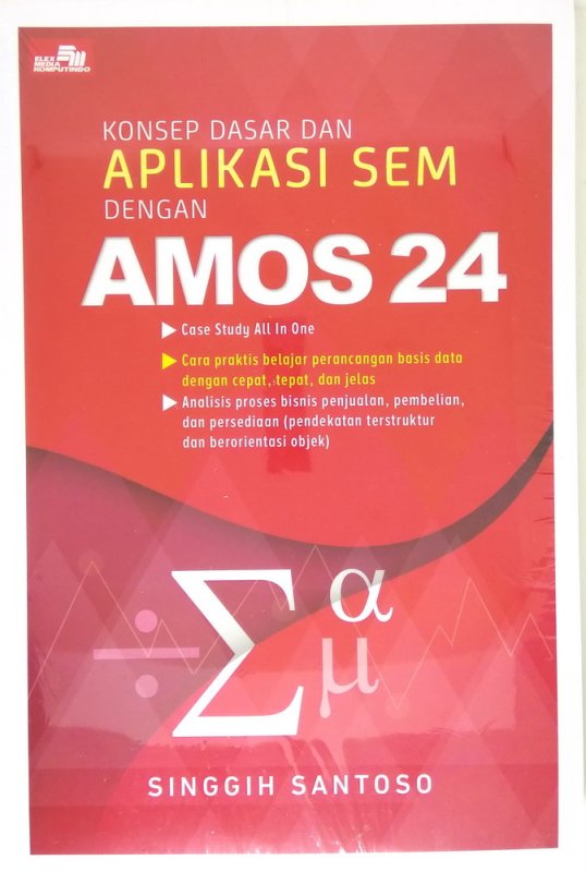 Cover Buku Konsep Dasar dan Aplikasi SEM dengan Amos 24