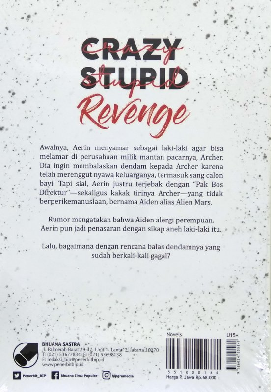 Cover Belakang Buku Crazy Stupid Revenge