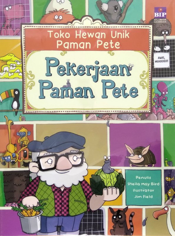 Cover Buku Seri Toko Hewan Unik Paman Pete: Pekerjaan Untuk Paman Pete