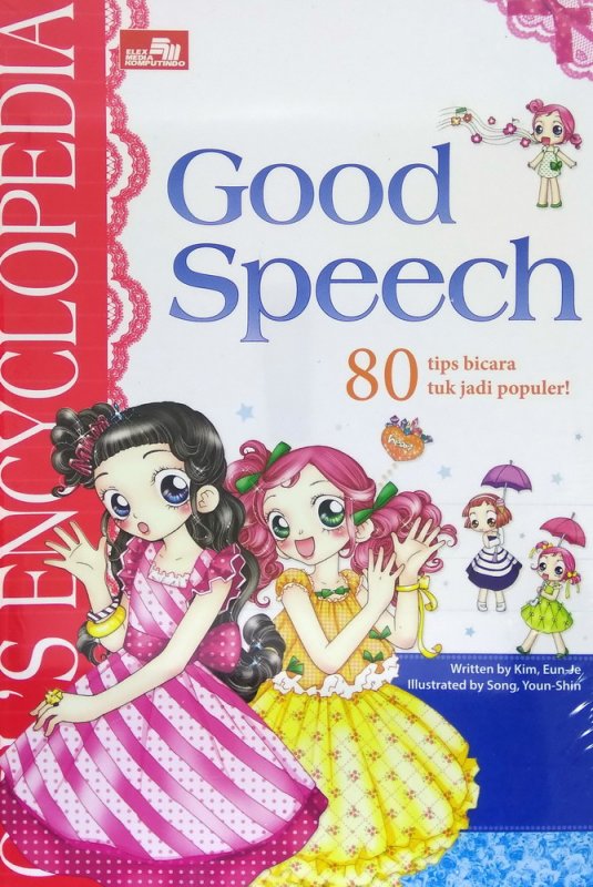 Cover Buku Girls Encyclopedia: Good Speech (Education Comics)