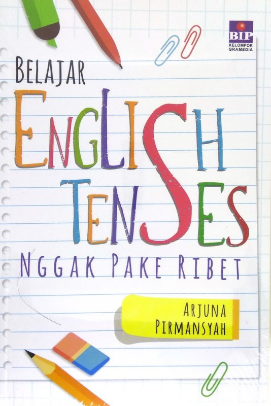 Cover Buku Belajar English Tenses Nggak Pake Ribet