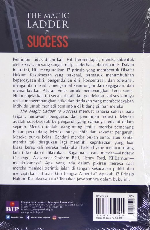 Cover Belakang Buku The Magic Ladder To Success