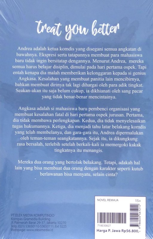 Cover Belakang Buku LiT: Treat You Better