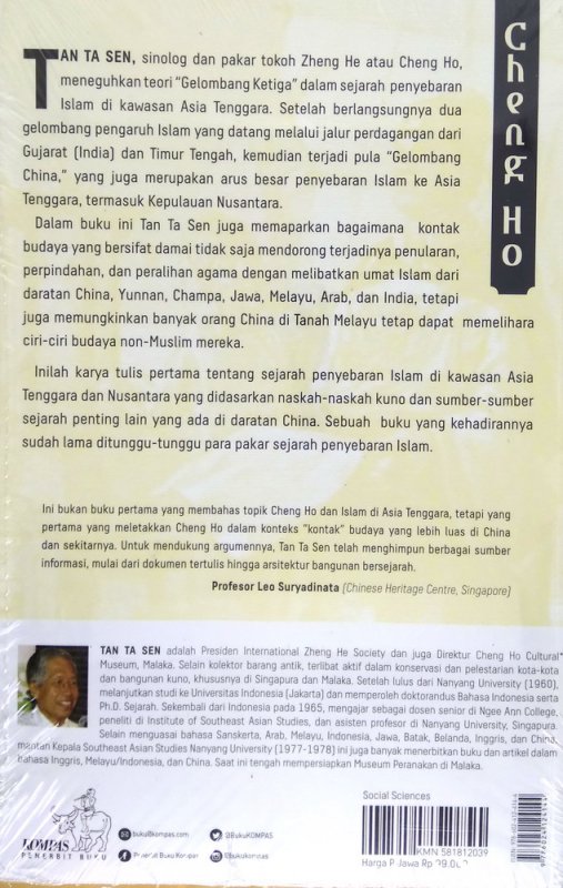 Cover Belakang Buku Cheng Ho: Penyebar Islam dari China ke Nusantara