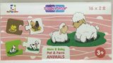 Puzzle Pintar: Mom & Baby Pet & Farm Animals