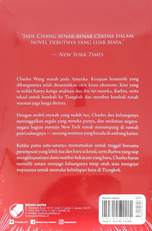 Cover Belakang Buku The Wangs VS The World