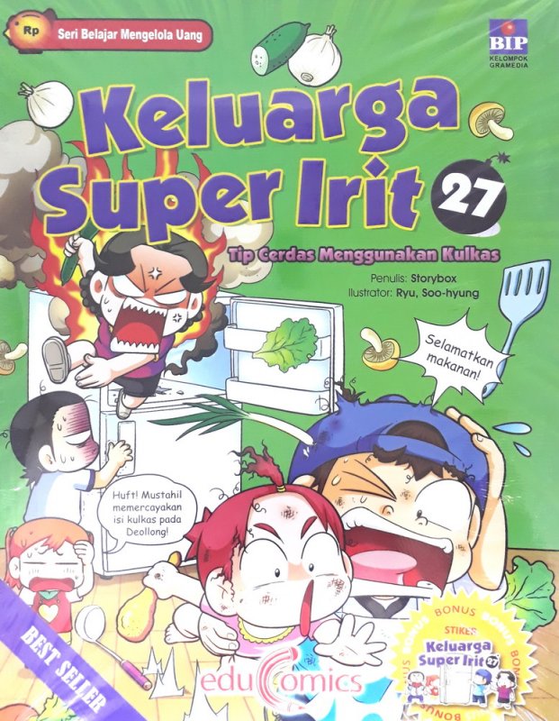 Cover Buku Keluarga Super Irit 27 : Tip Cerdas Menggunakan Kulkas
