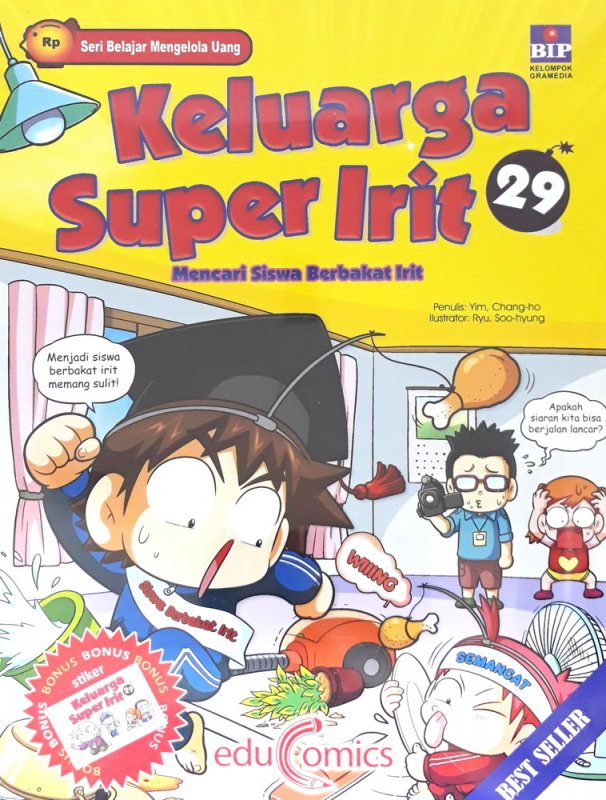 Cover Buku Keluarga Super Irit 29 : Mencari Siswa Berbakat Irit
