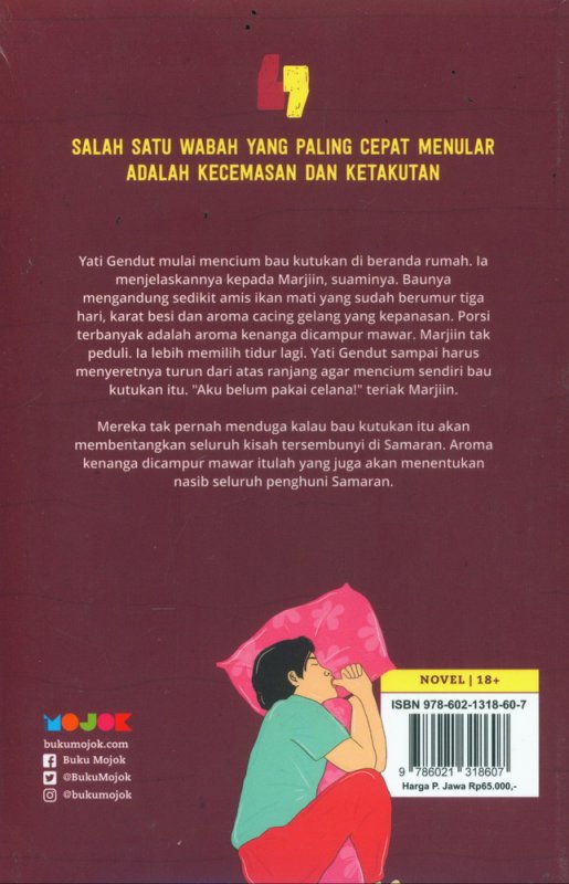 Cover Belakang Buku Samaran sebuah novel