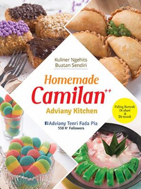 Cover Buku Homemade Camilan Adviany Kitchen (Promo Best Book)