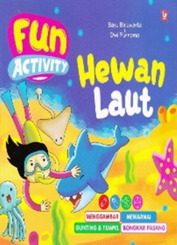 Cover Buku FUN ACTIVITY HEWAN LAUT