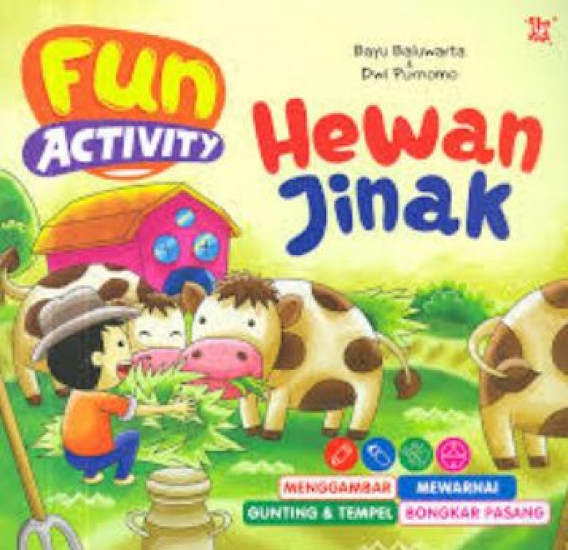 Cover Buku FUN ACTIVITY HEWAN JINAK (Promo Best Book)