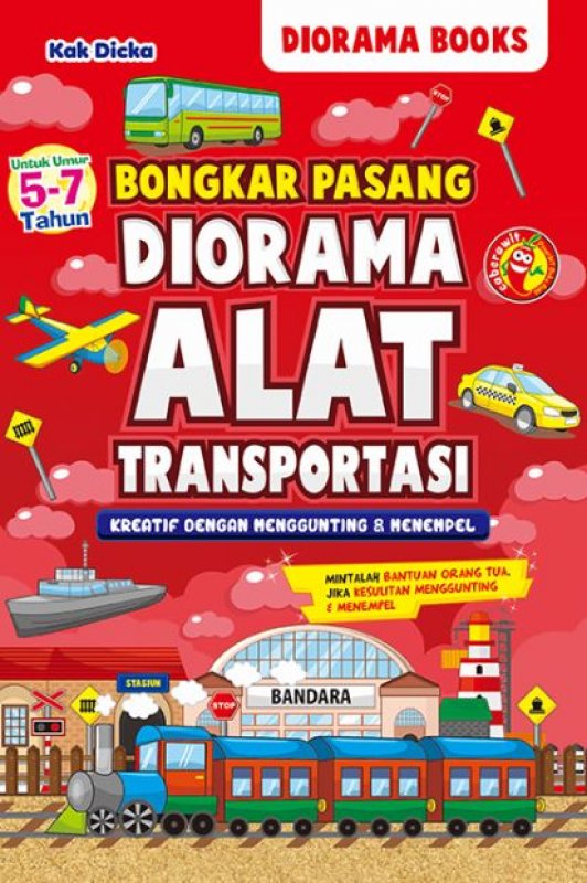 Cover Buku Bongkar Pasang Diorama Alat Transportasi