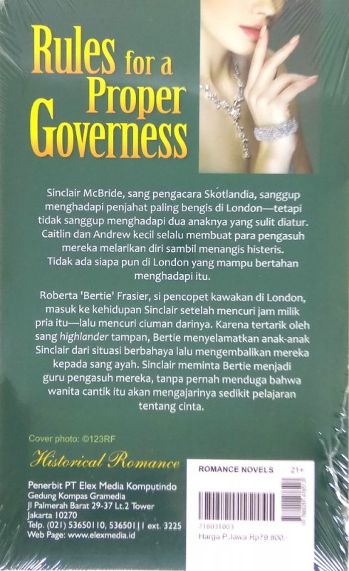 Cover Belakang Buku HR: Rules for a Proper Governess