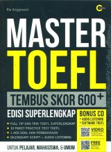 MASTER TOEFL TEMBUS SKOR 600+ (PLUS CD) (Promo Best Book)