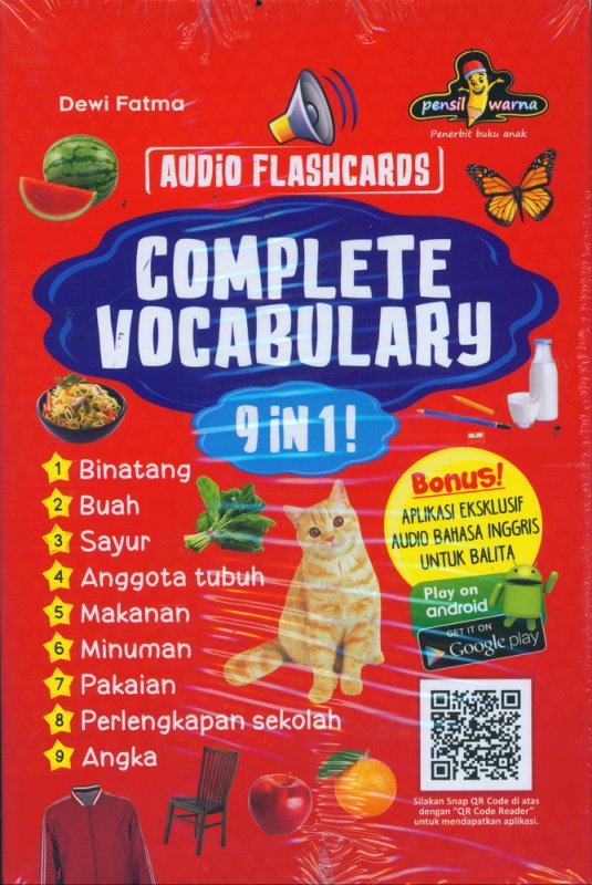Cover Buku Complete Vocabulary 9 IN 1 [AUDIO FLASHCARDS]