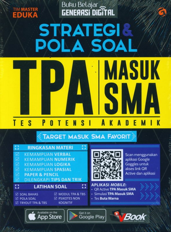 Cover Buku Strategi & Pola Soal TPA Masuk SMA