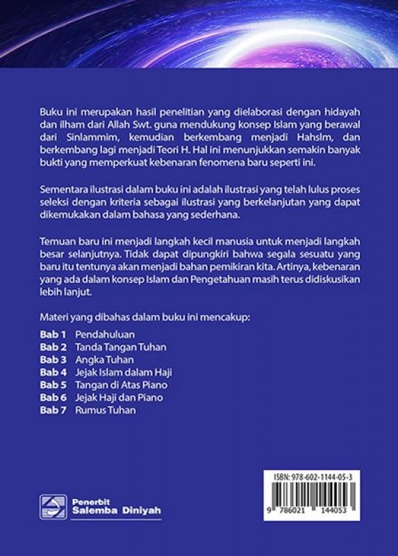 Cover Belakang Buku Islam dan Pengetahuan