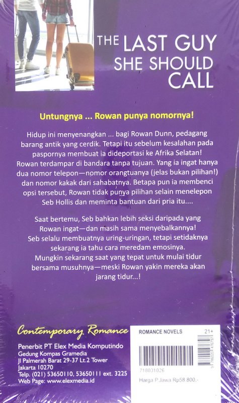 Cover Belakang Buku CR: The Last Guy She Should Call