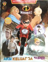 Aktivitas Incredibles 2 + Stiker : Aksi Keluarga Super