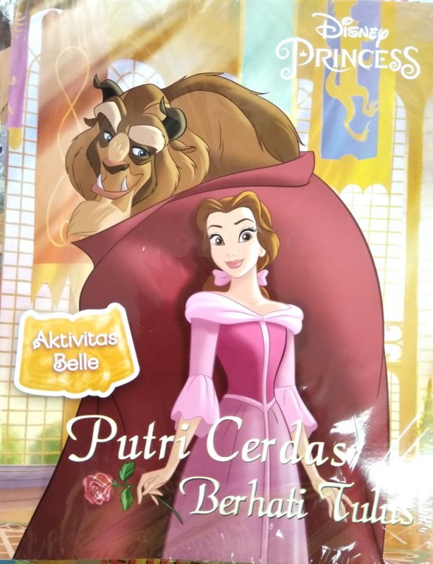 Cover Buku Aktivitas Belle: Putri Cerdas Berhati Tulus