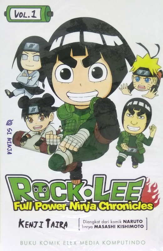 Cover Buku Rock Lee - Full Power Ninja Chronicles 1