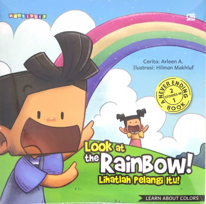 Cover Buku Look at The Rainbow! Lihatlah Pelangi Itu! - Look at The Palace! Lihatlah Istana Itu!