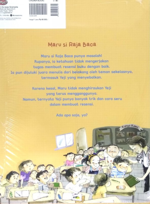 Cover Belakang Buku Seri Aku Ingin Mencoba Sendiri : Cara Seru Menulis Resensi