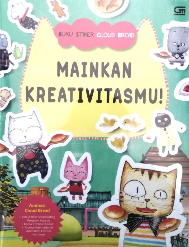 Cover Buku Cloud Bread: Mainkan Kreativitasmu! - Buku Stiker Cloud Bread
